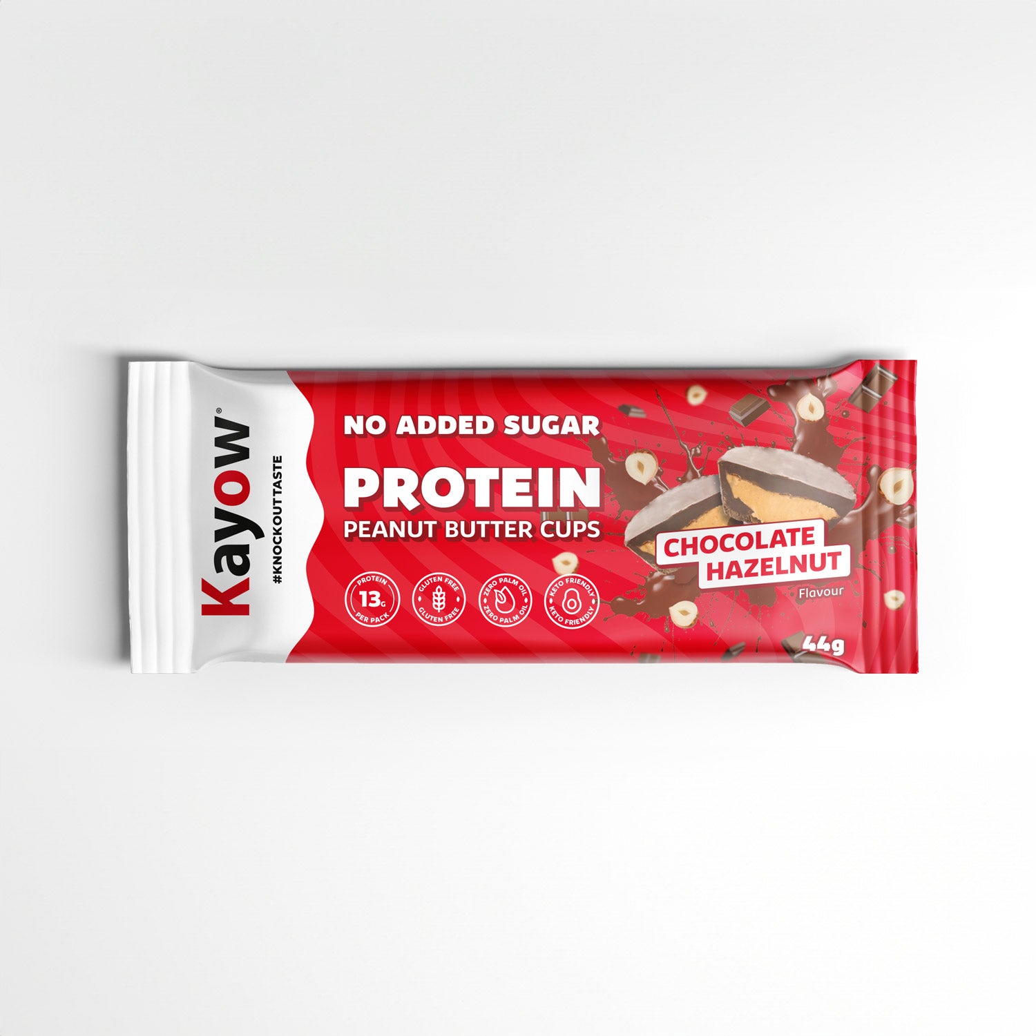 No Added Sugar Protein Peanut Butter Cups Milk Chocolate Hazelnut