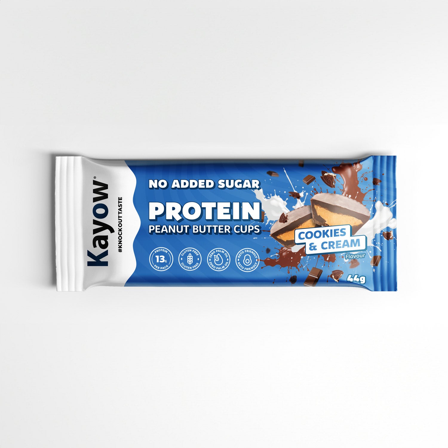 No Added Sugar Protein Peanut Butter Cups Milk Chocolate Cookies & Cream