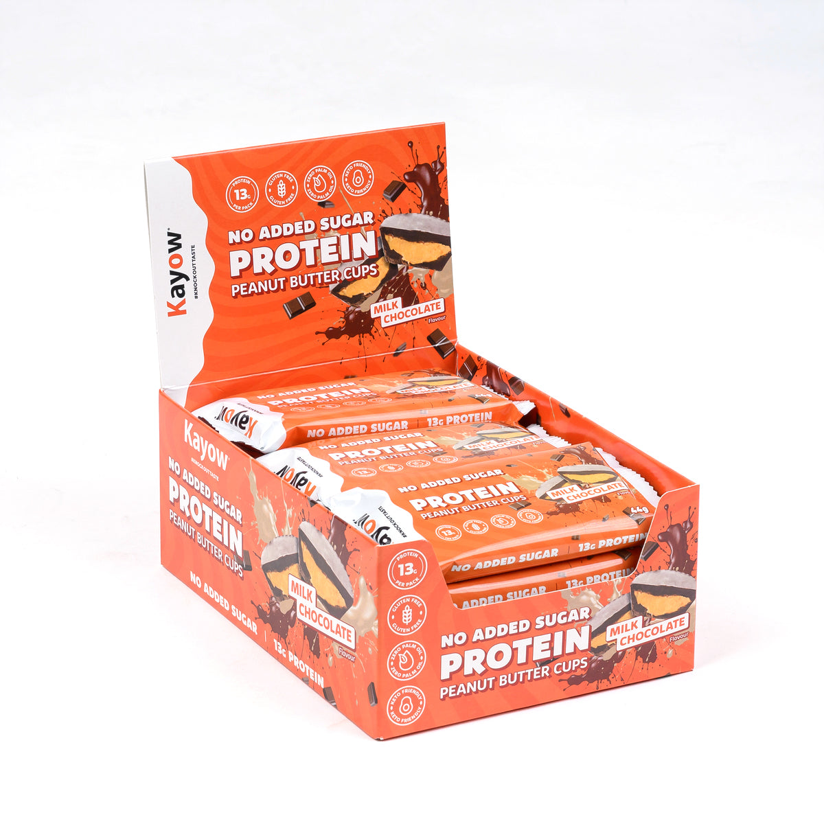 No Added Sugar Protein Peanut Butter Cups Milk Chocolate