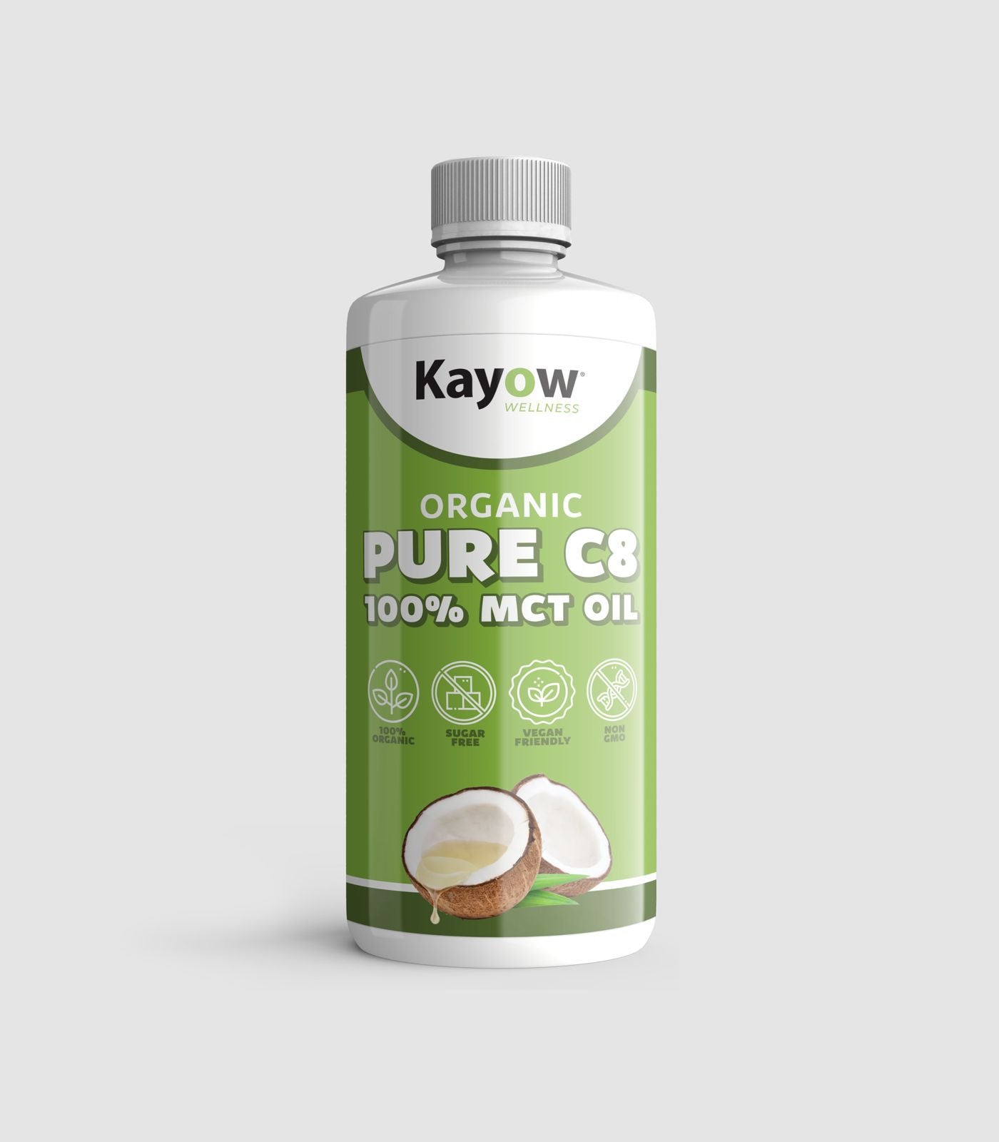 Kayow Nutrition Organic Pure C8 100% MCT OIL
